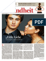 Vain Love: Relationship With A Narcissist (Page 1 of 2, Oberösterreichische Nachrichten, GERMAN)