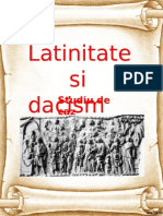 Latinitate Si Dacism: Studiu de Caz