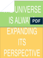 The Universe Is Always Expanding ITS Perspective