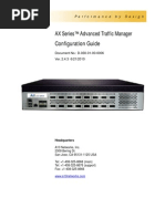 AX Series™ Advanced Traffic Manager Configuration Guide