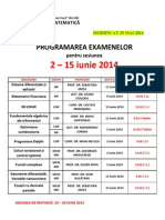 Examene Iunie 2014 Master