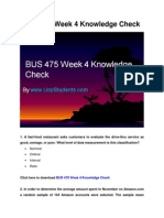 BUS 475 Week 4 Knowledge Check