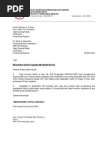 Contoh Surat Tunjuk Sebab