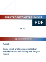 Spektrofotometri Uv-Vis