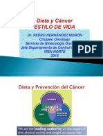 Dieta y Cáncer Dr. HERNÁNDEZ Abr 2014