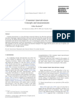 Consumer Innovativeness PDF