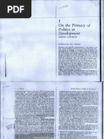 On the Primacy of Democracy in Development
