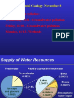 Environmental Geology, November 8