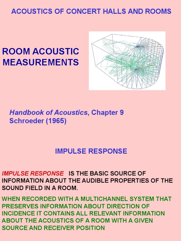 Concert Hall Acoustic Analysis | PDF