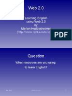 Learning English With Web 2.0 Tools