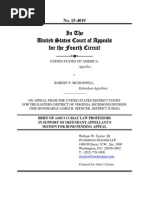 McDonnell Amicus Brief by Harvard Scholars Charles Ogletree Jr. and Fmr. Federal Judge Nancy Gertner Mici Brief