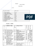 Plani Lendor Lenda Matematike 4.1 Klasa