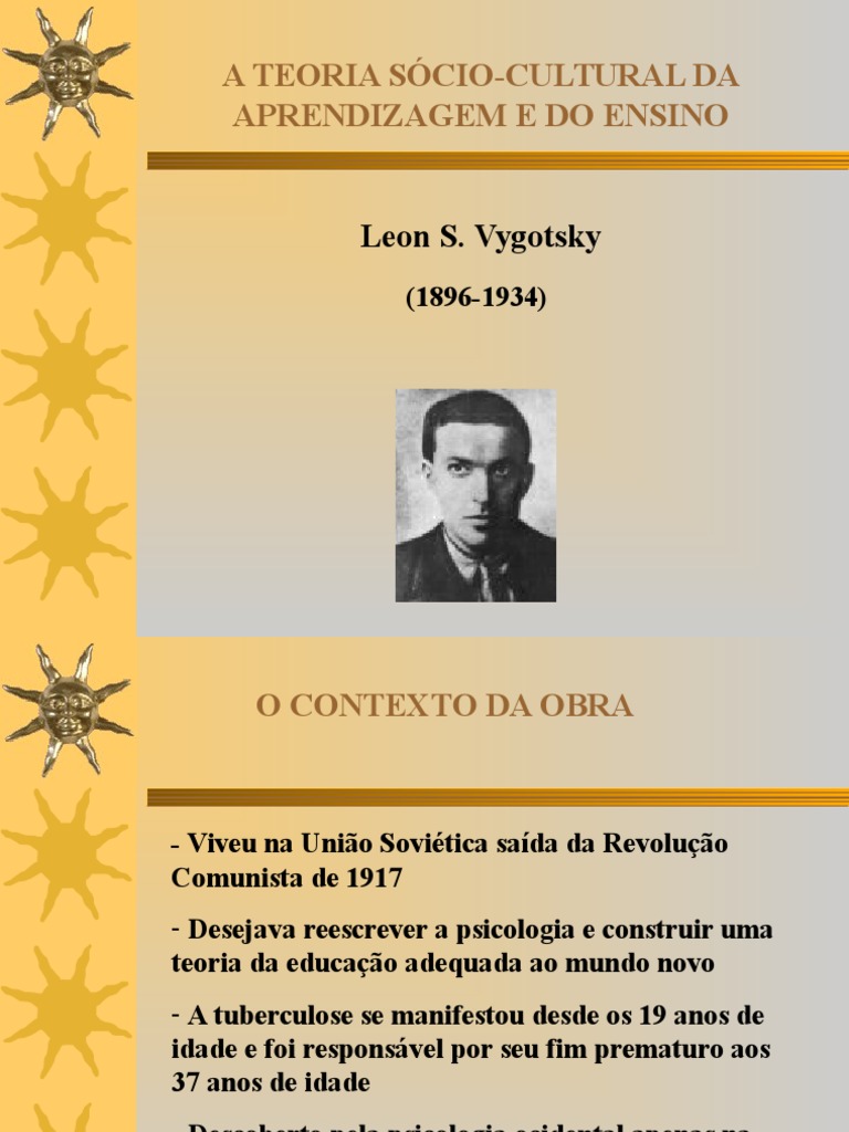 A Teoria Da Aprendizagem de Vygotsky | PDF | Aprendizado | Pensamento
