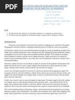 Download Determination of Sulphate as Barium Sulphate Using Gravimetry With Drying of Residue by Kojo Eghan SN253315110 doc pdf