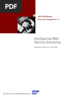 Configuring Web Service Scenarios: Sap Netweaver Process Integration 7.1