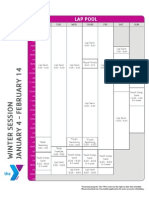 Lap Pool Schedule