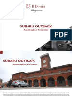 Subaru Outback, ammiraglia e crossover