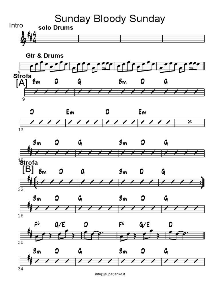 Sunday Bloody Sunday