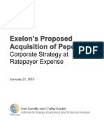 Exelons Proposed Acquisition of Pepco IEEFA Jan 20 2015