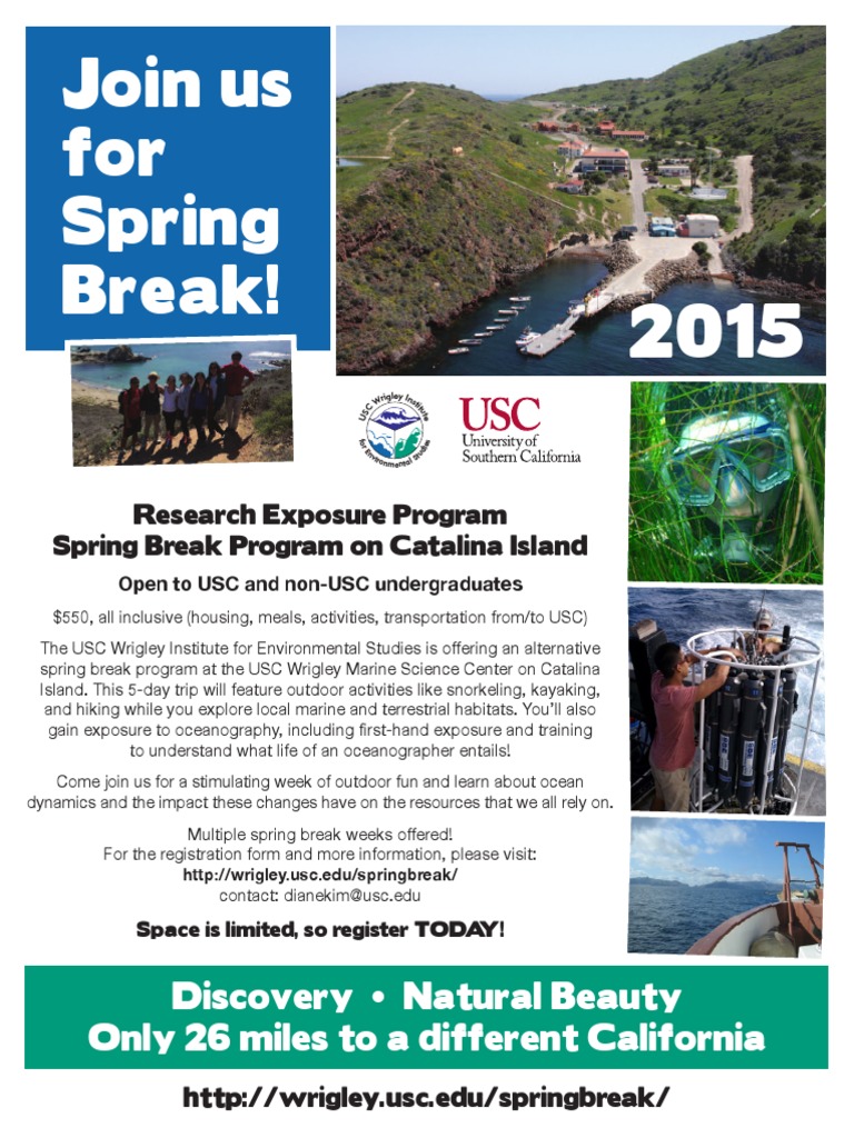 USC Spring Break on Catalina Island | PDF