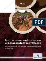 Ccfd Los Recursos Naturales en El Corazon de Los Conflictos