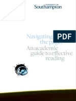 Academic Guide - Navigating the Page