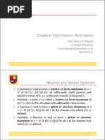 2. Classical Optimization Technique