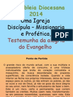 Formaçao Pemba Preparaçao Assembleia Diocesana