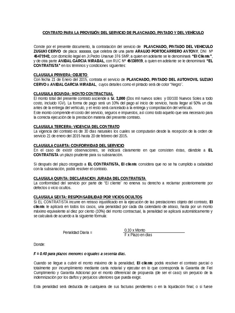 Contrato U Orden de Compra o de Servicio | PDF | Gobierno | Justicia