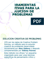 Herramientas Creativas Para La Solucion de Problemas