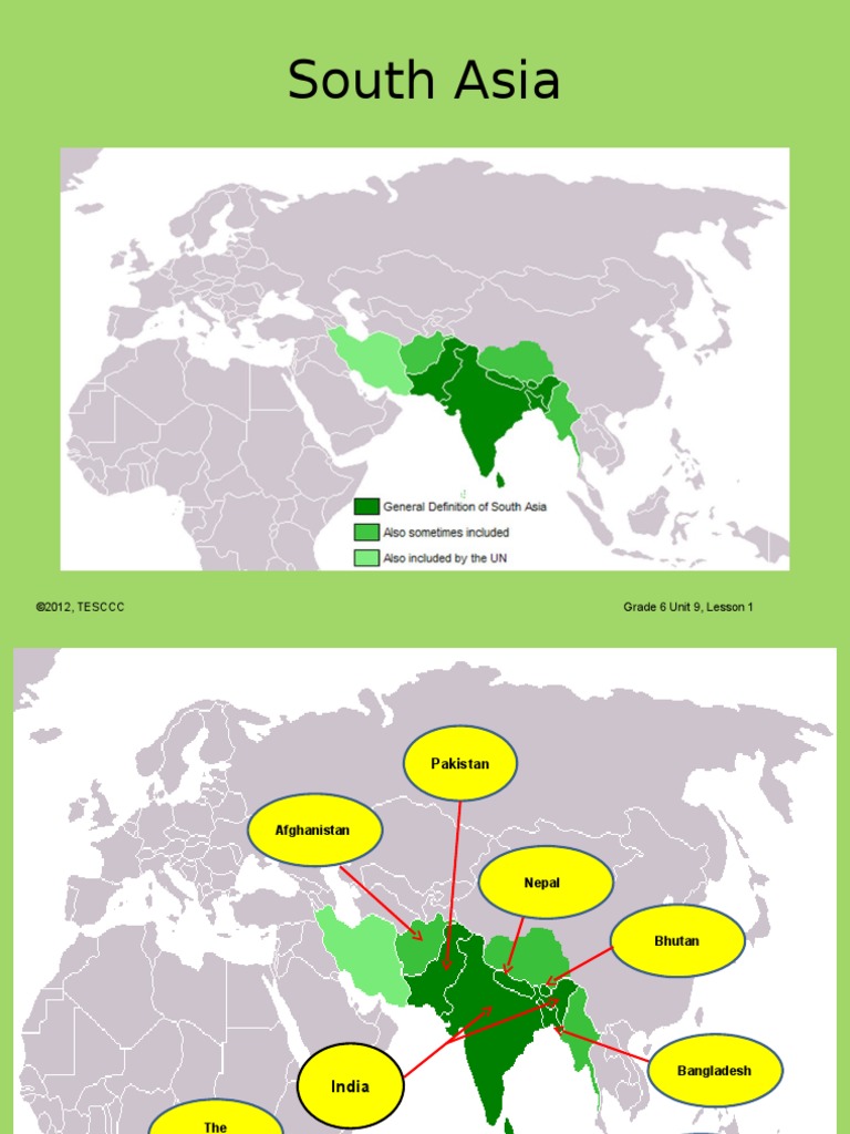 Overview of South Asia's Geography and History | PDF