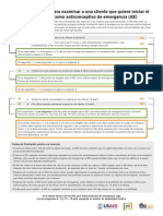 DUI Como Anticonceptivo de Emergencia (Para Proveedores de Salud)