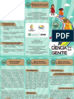 Brochure Ciencia Pa'La Gente