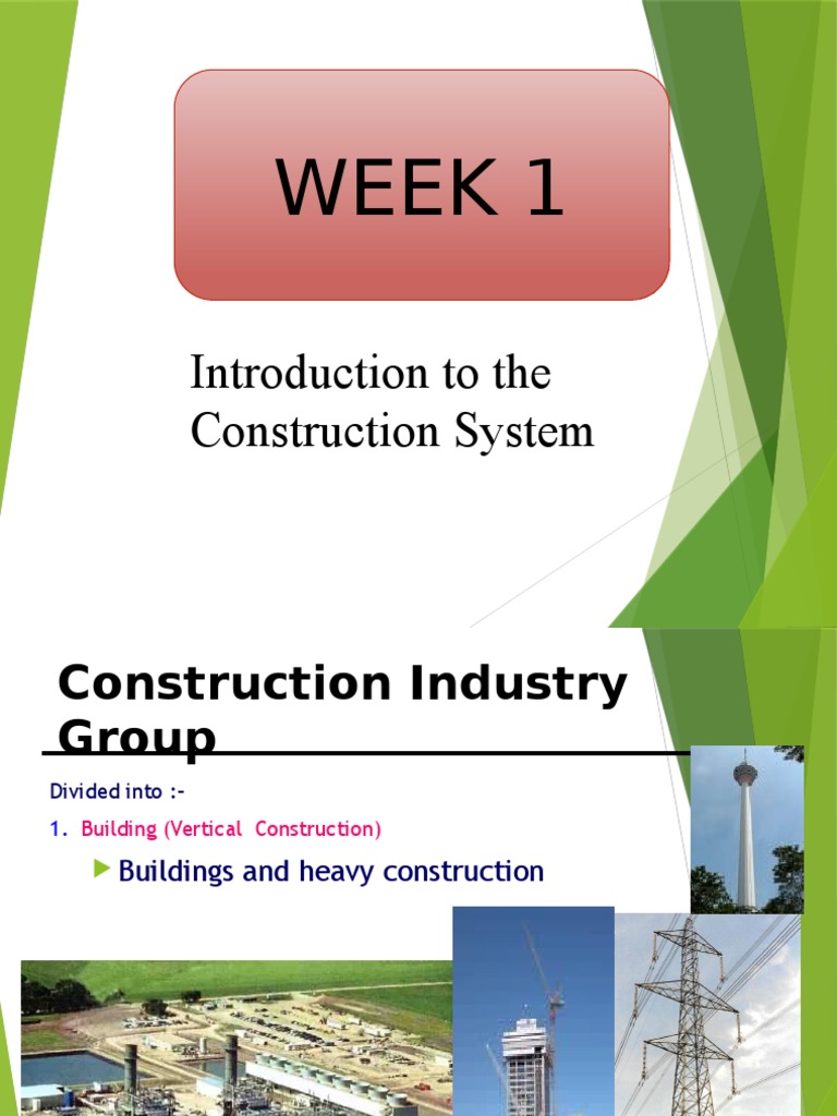 Overview of Construction Types and Teams | PDF