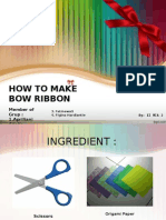 How To Make Bow Ribbons