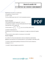 Devoir de Contrôle N°2 - Math - Bac Informatique (2013-2014) MR ZITOUNI MOHAMED