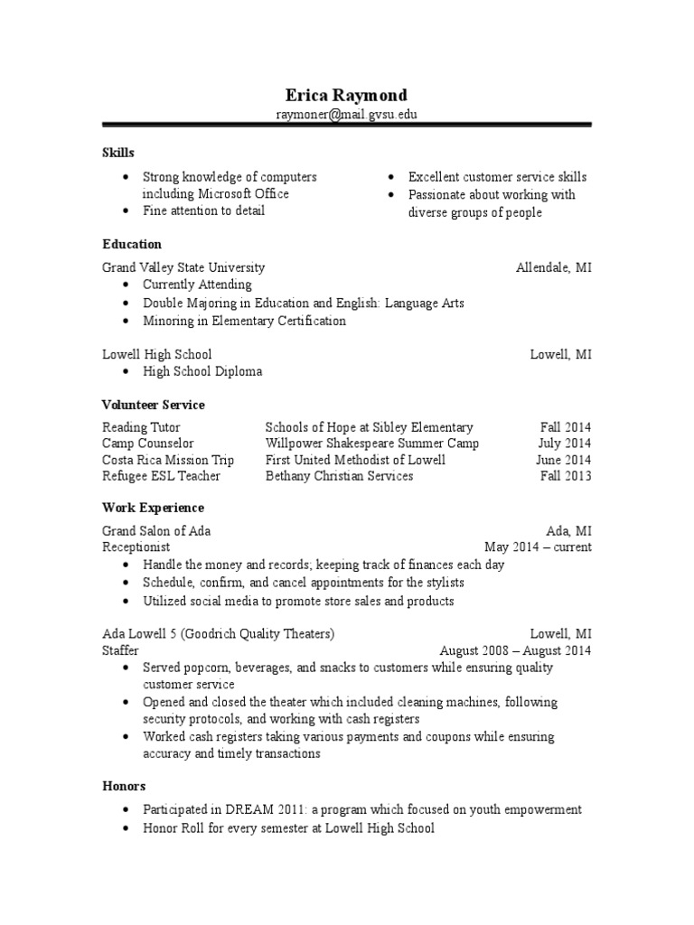 Online Resume | PDF