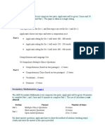 The AEIS Secondary English Test Comprises Two Parts