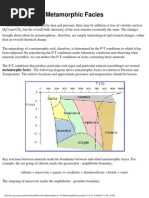 Metamorphic Facies
