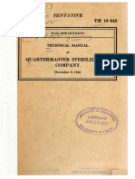 TM 10-640 Quartermaster Sterilization Company 1942