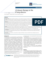 Vacuum-Assisted Closure Therapy in the Management of Lung Abscess