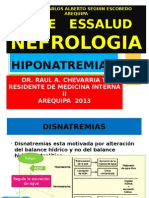 Hipo e Hipernatremia Dr. Raul Ch.