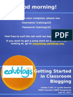 Getting Started in Blogging