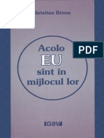 Christian Briem - Acolo Eu Sunt in Mijlocul Lor