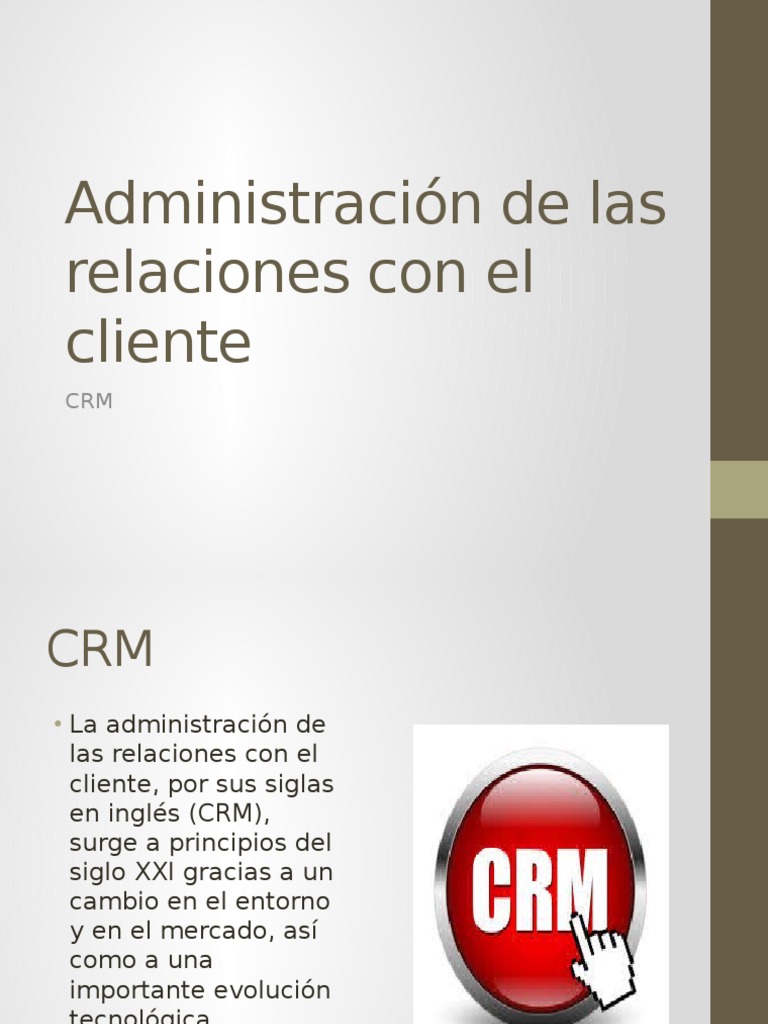 Estrategias de Administración CRM | PDF | Gestión de la relación con el ...
