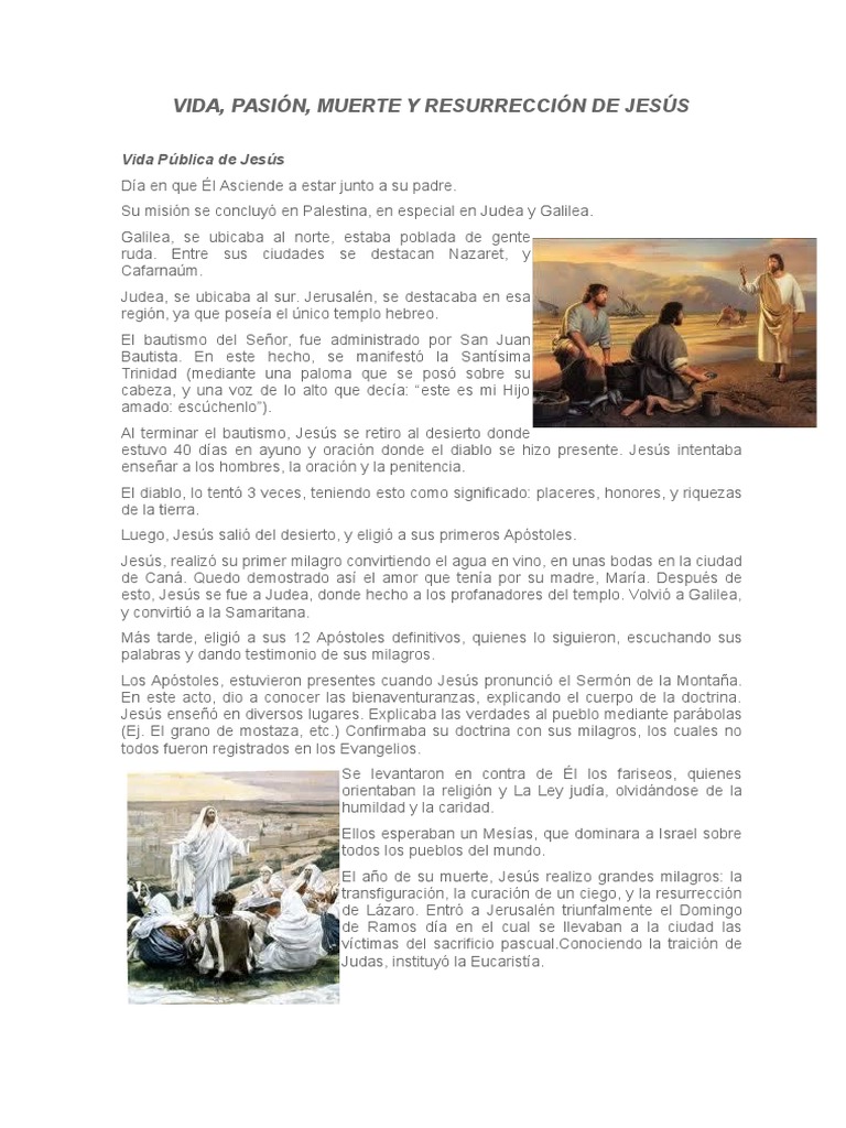 Vida Pasion y Muerte de Jesucristo | PDF | Poncio Pilato | La ...