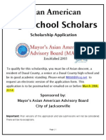 MAAAB 2014 Scholarship Form