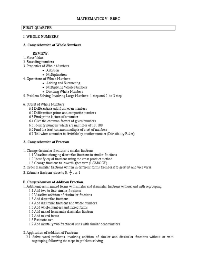 Math V | PDF