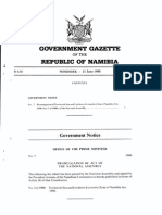 Territorial Sea and Exclusive Economic Zone of Namibia Act	No. 3 of 1990