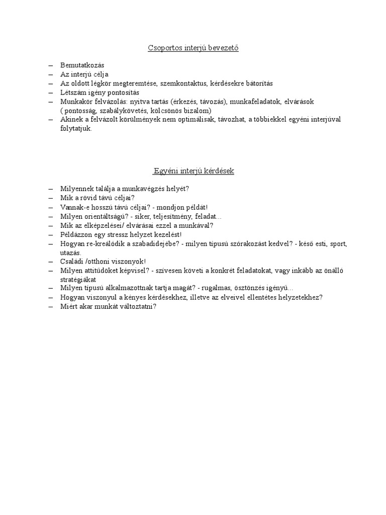 Interjú | PDF